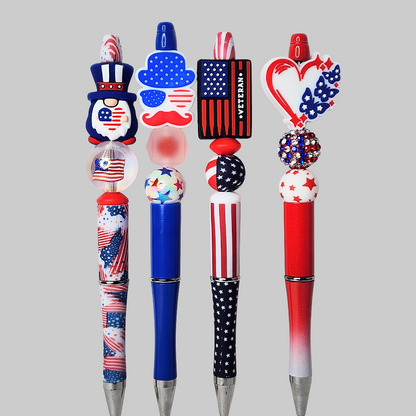 4th of July Beaded Pens