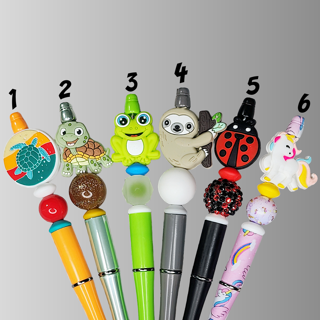 2G Cute Animal Beaded Pens