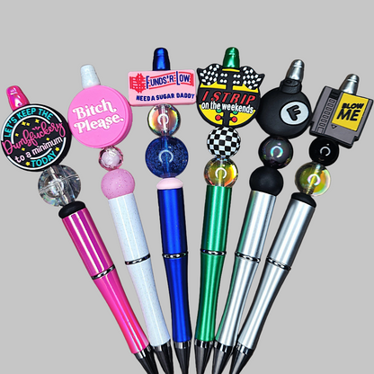 Funny, Sarcastic, Adult Humor Beaded Pens 1M