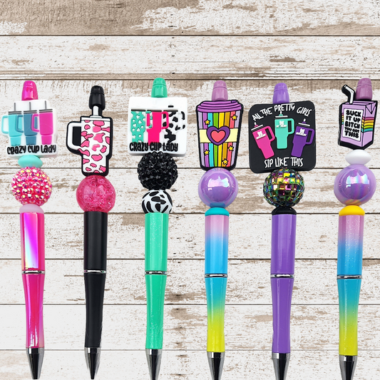 Funny, Sarcastic, Adult Humor Beaded Pens 1R