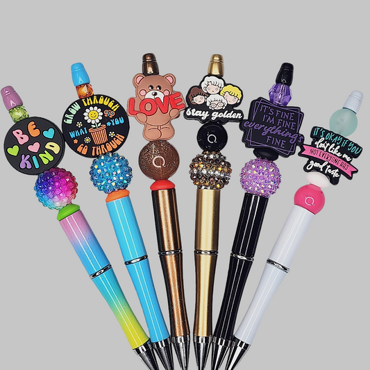 Inspirational Custom Design Beaded Pens 1Y