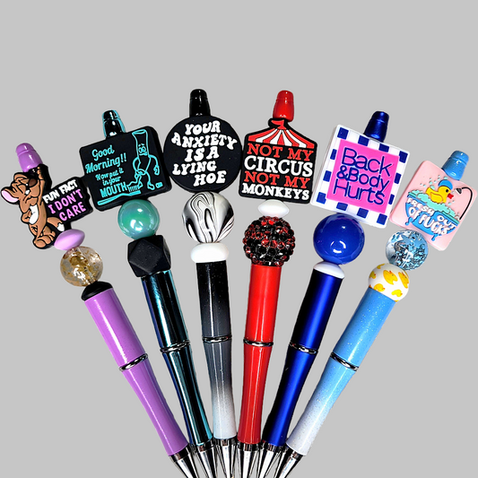 Funny, Sarcastic, Adult Humor Beaded Pens 1D