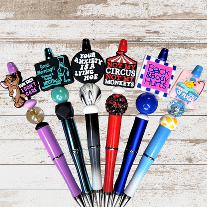 Funny, Sarcastic, Adult Humor Beaded Pens 1D