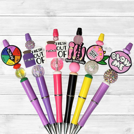 Funny, Sarcastic, Adult Humor Beaded Pens 1I