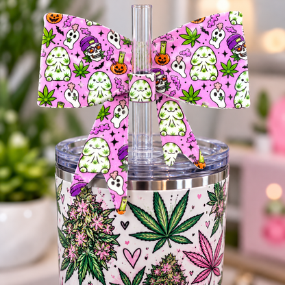 Richard 420 Halloween Bow Straw Topper