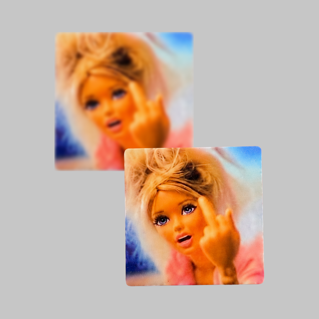 Fashion Girl w/Middle Finger