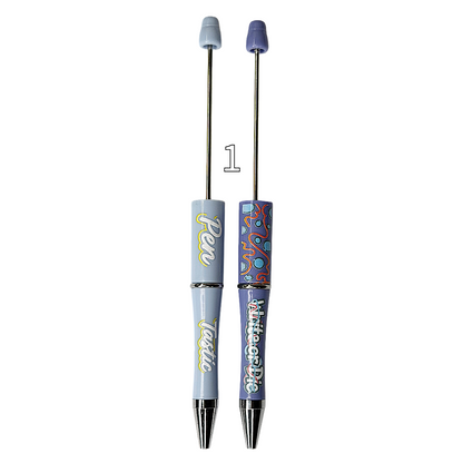 Cute Printed Sayings Beadable Pens