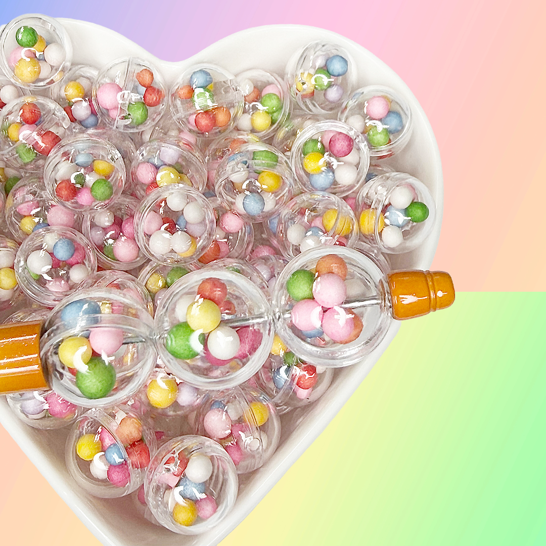 20mm Shaker Ball Filled Beads
