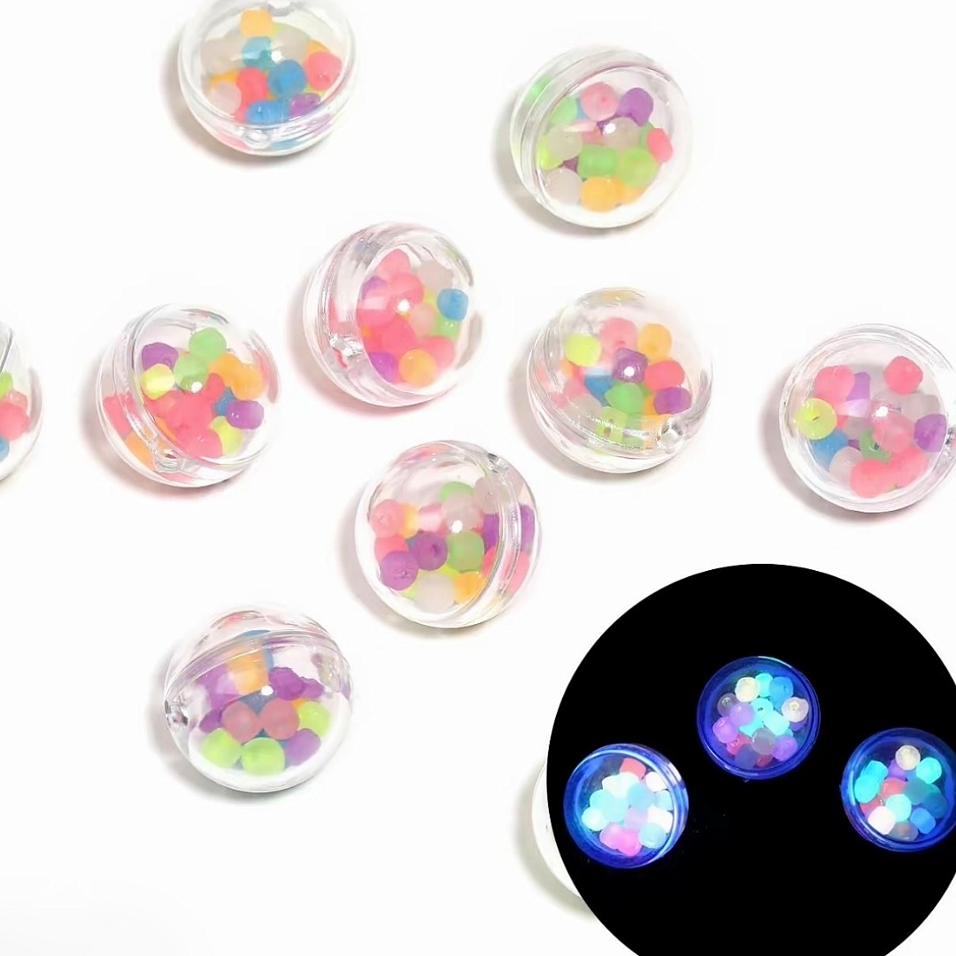 20mm Shaker Glow In the Dark Beads