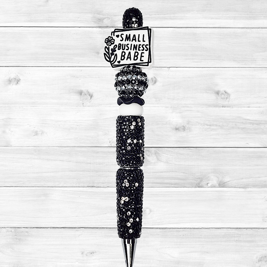Small Business Babe Beaded Pen