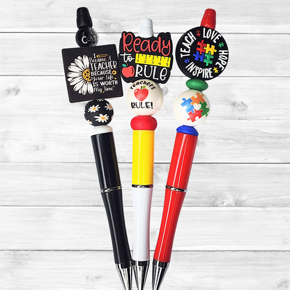 Schoolteacher Beaded Pen