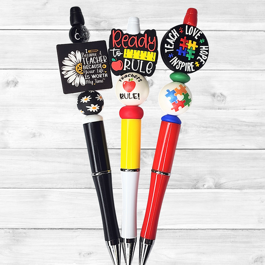 Schoolteacher Beaded Pen