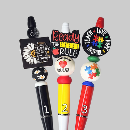 Schoolteacher Beaded Pen