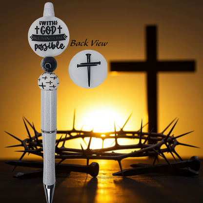 2Y Inspirational Custom Design Beaded Pens