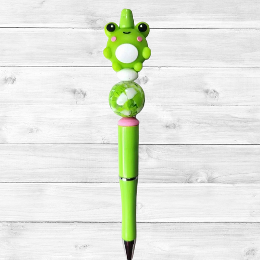 3D Frog Beaded Pen