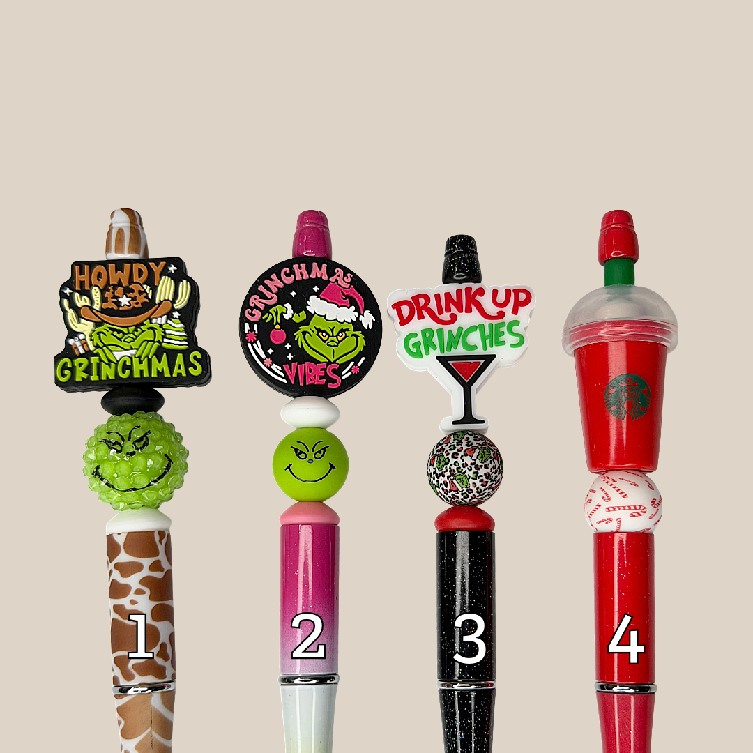 Christmas Beaded Pen