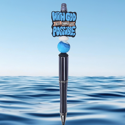 2Y Inspirational Custom Design Beaded Pens