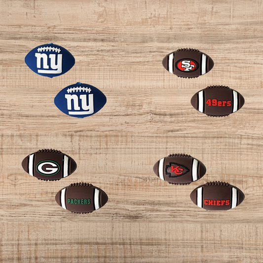 Football Shaped Focal Bead