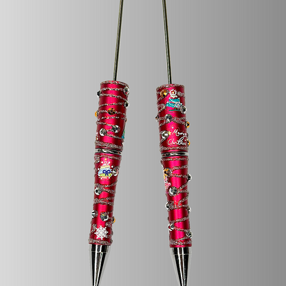 Christmas Beaded Pen Blanks