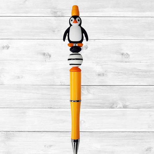 3D Penguin Beaded Pen