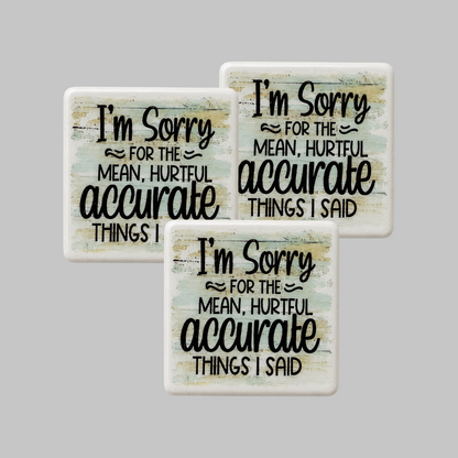 I'm Sorry for the Mean, Accurate Hurtful Things I Said
