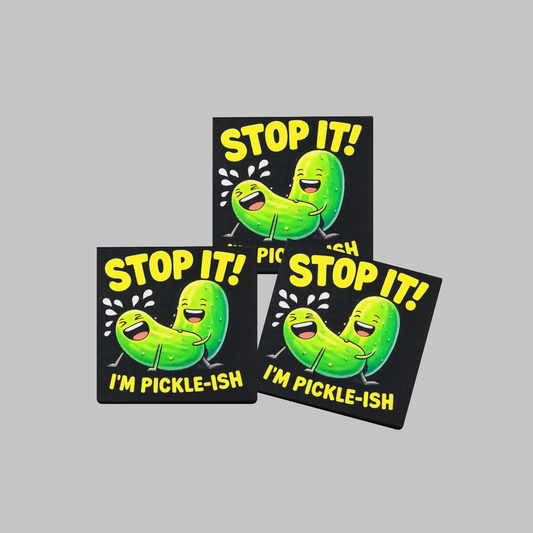 Stop It I'm Pickle-ish Focal Bead