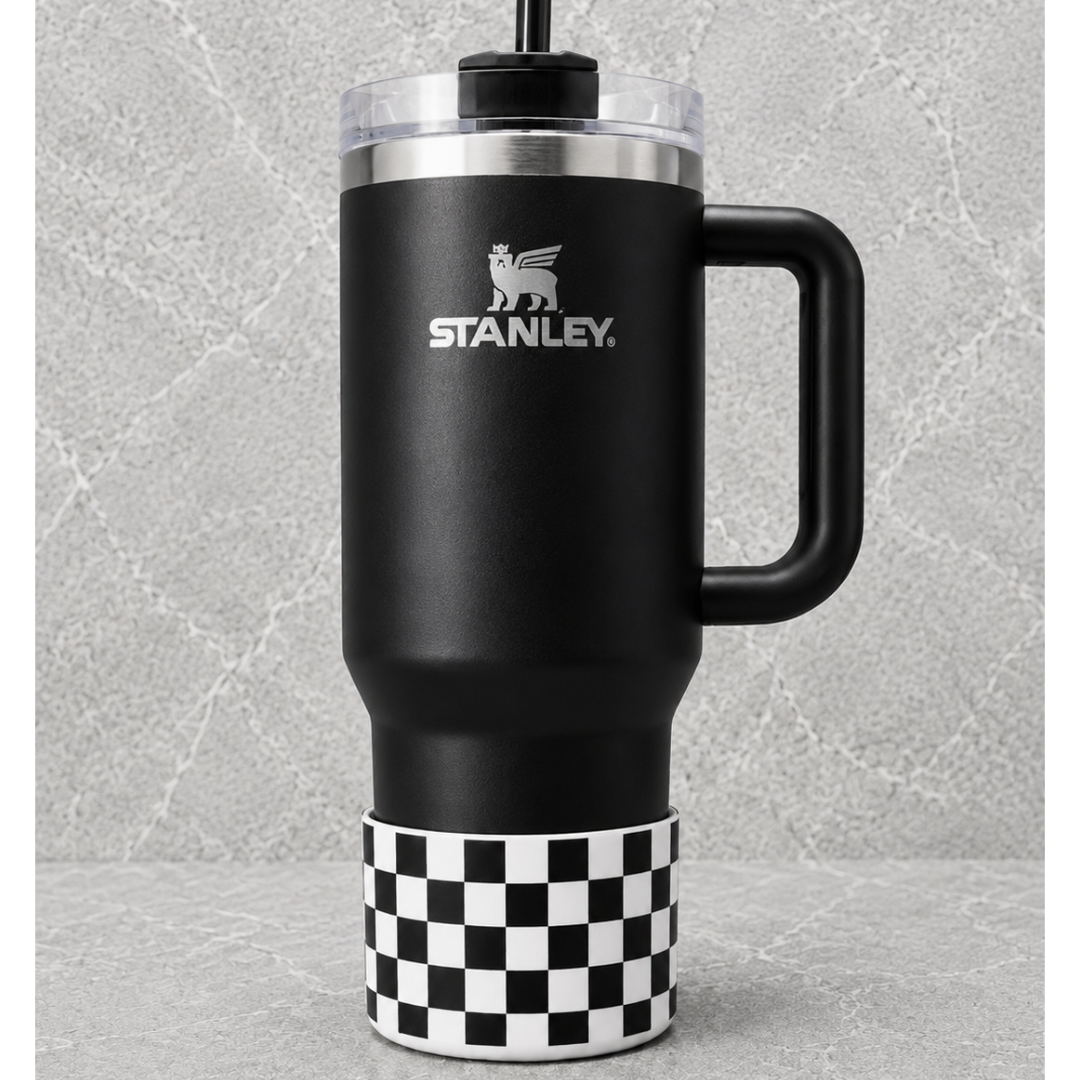 Checkered Tumbler Boot
