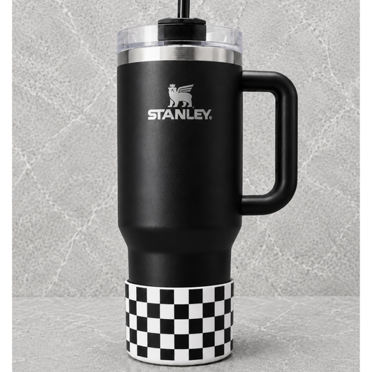 Checkered Tumbler Boot