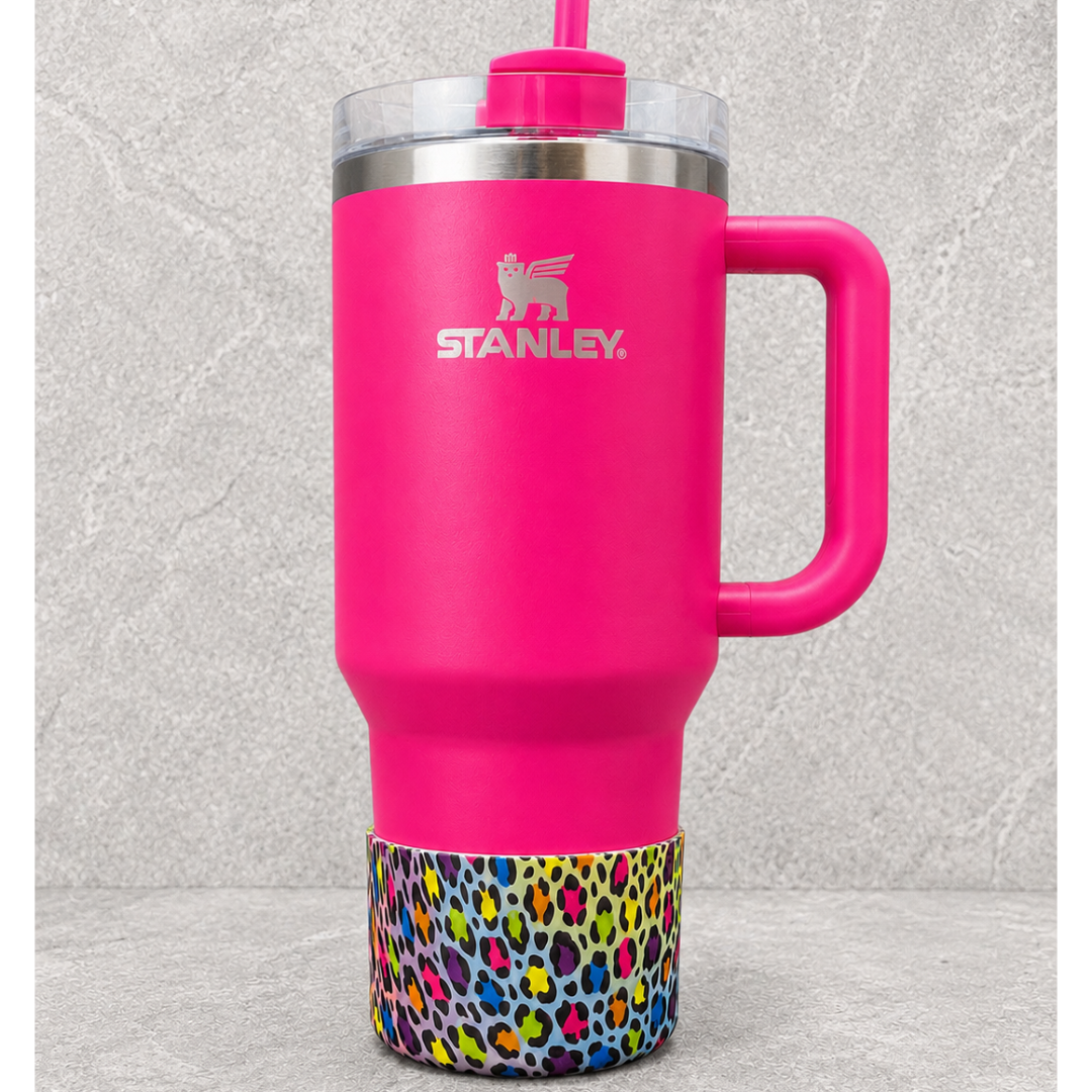 Rainbow Leopard Tumbler Boot