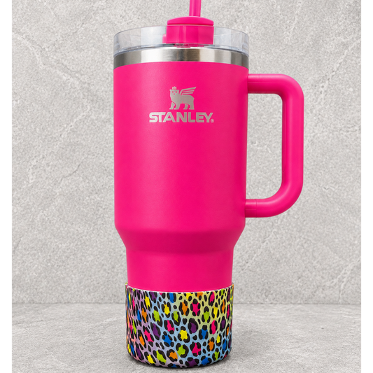 Rainbow Leopard Tumbler Boot