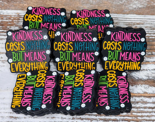 Kindness Costs Nothing but Means Everything Focal Bead 156