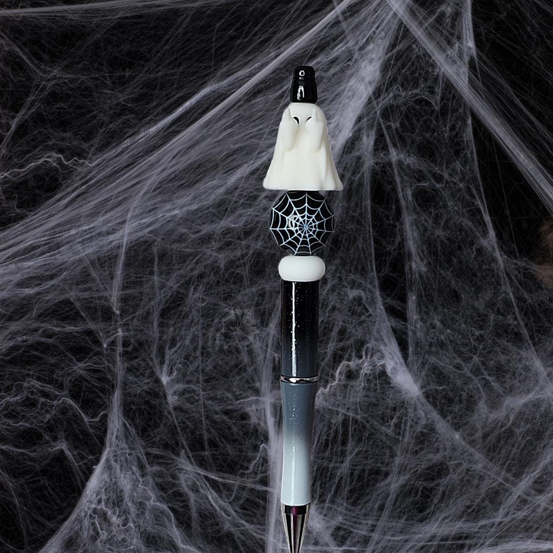 3D Halloween Beaded Pens