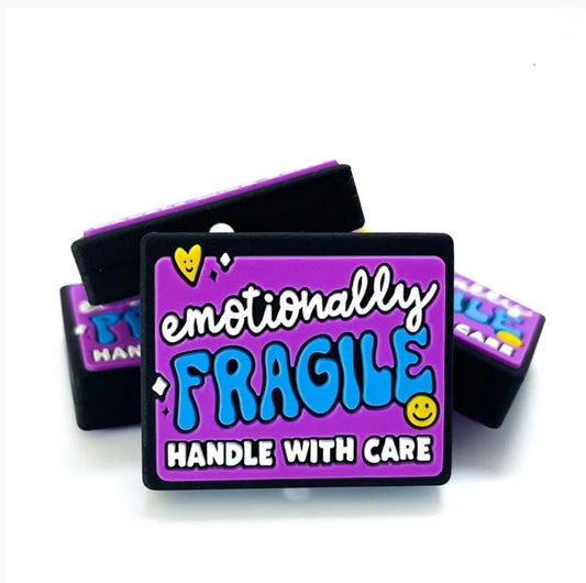 Fragile Handle with Care Focal Bead 78