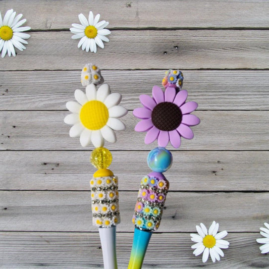 Daisy Beaded Pen