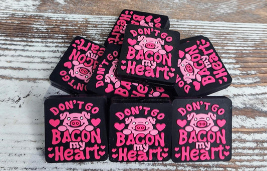 Don't Go Bacon My Heart Focal Bead 10