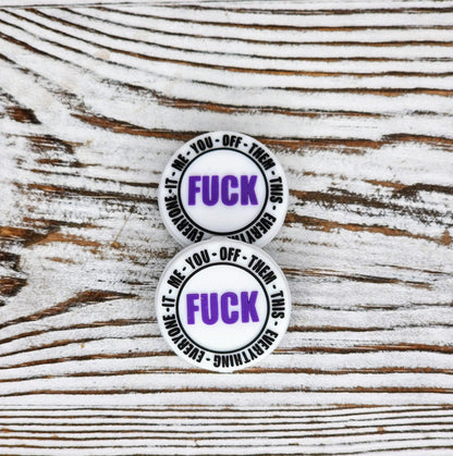 F**k Everything Silicone Focal Bead 133