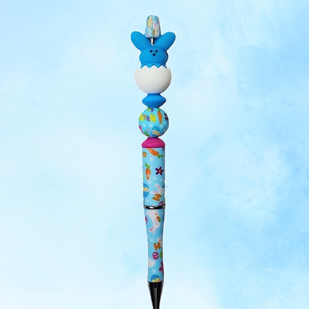 3D Easter Bunny Beaded Pens