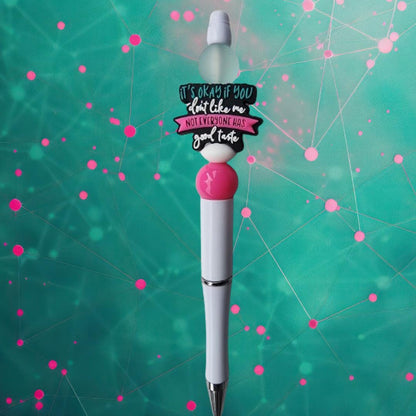Inspirational Custom Design Beaded Pens 1Y