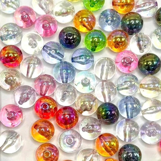 16mm Transparent Beads (10 Pack)