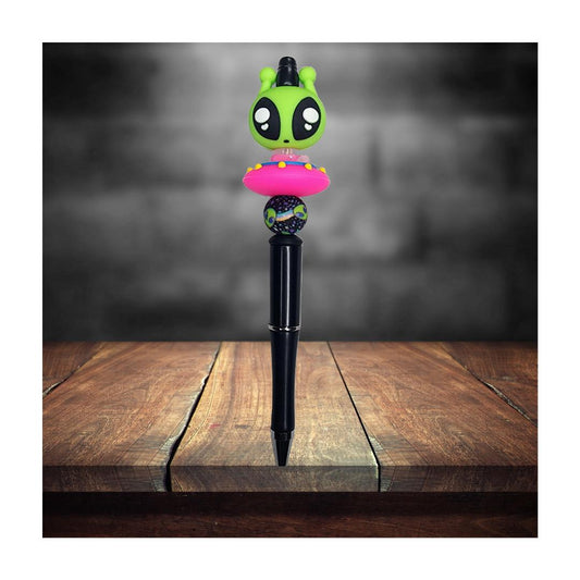 3D Alien Spaceship Beaded Pen