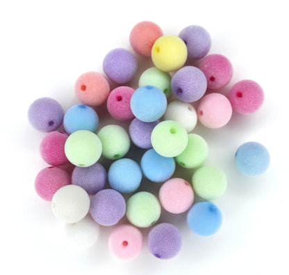 16mm Flocked Beads (10 Pack)