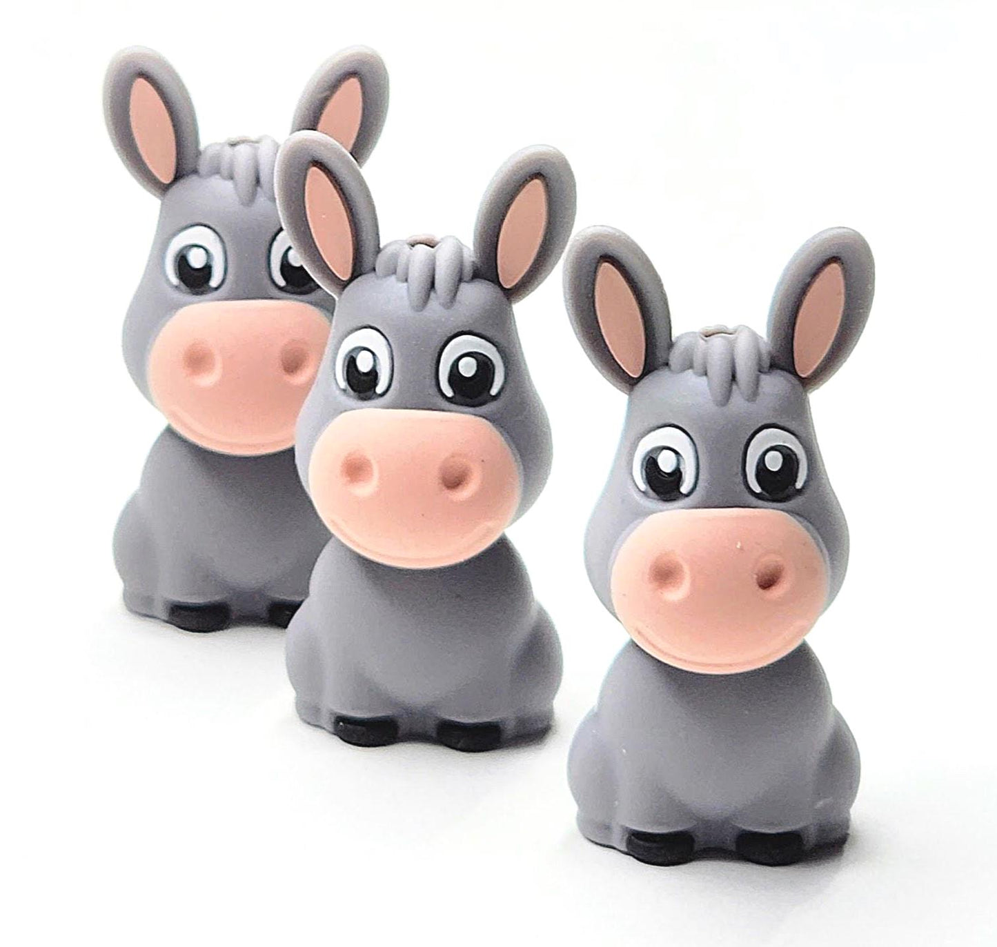 3D Donkey Focal Bead