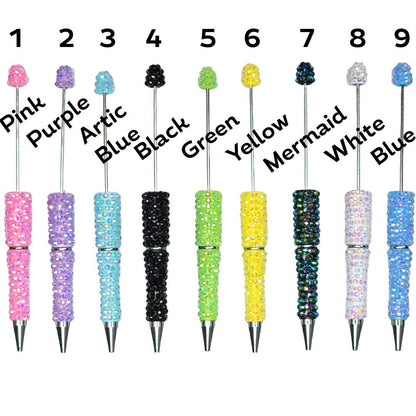Rhinestone Beadable Pen Blanks