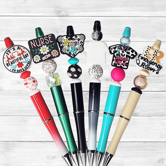 Medical Worker Beaded Pens