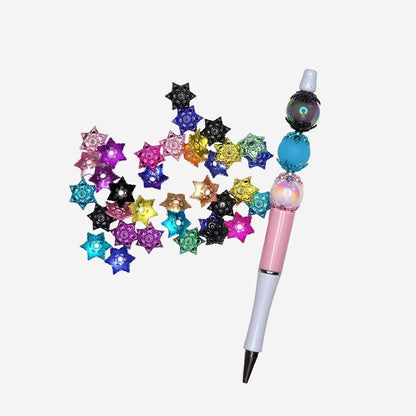 15mm Bead Cage Cap Random Color (20 Pack)