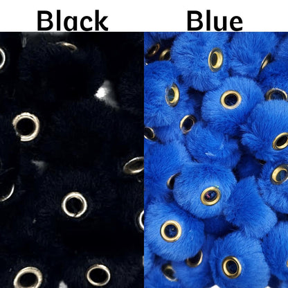 16mm Pom Pom Spacers for Pens, Fuzzy Spacer Beads, Beading Supplies, Craft Supplies