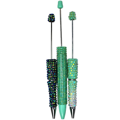 Long Style Rhinestone Beadable Pen Blanks