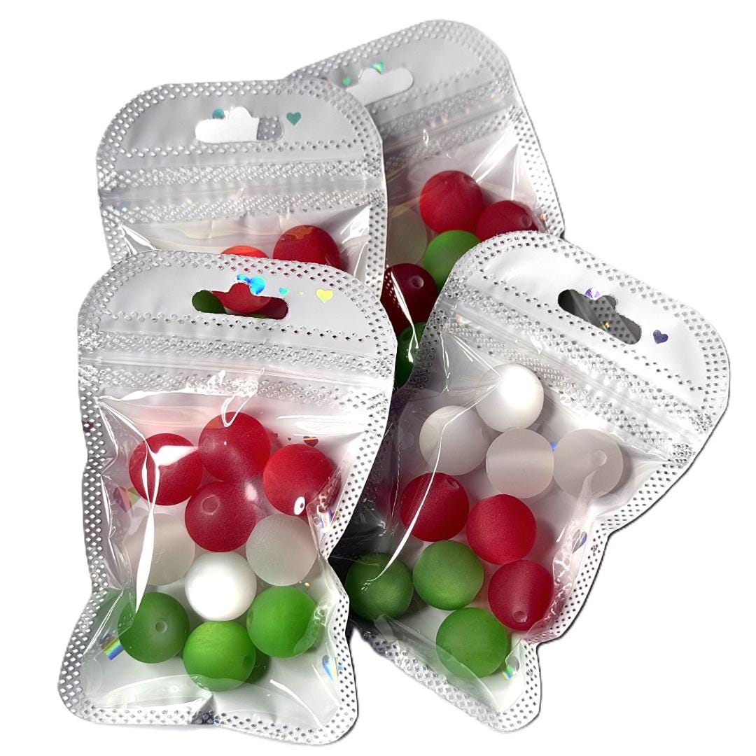 16mm Cat Eye Beads Christmas Mix