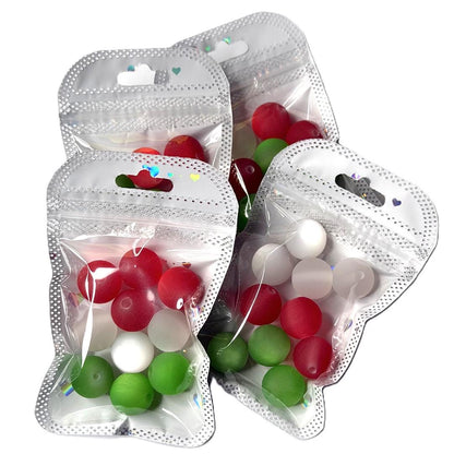 16mm Cat Eye Beads Christmas Mix