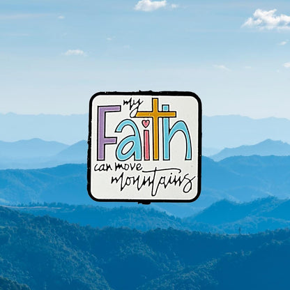 My Faith Can Move Mountains Focal Bead 32